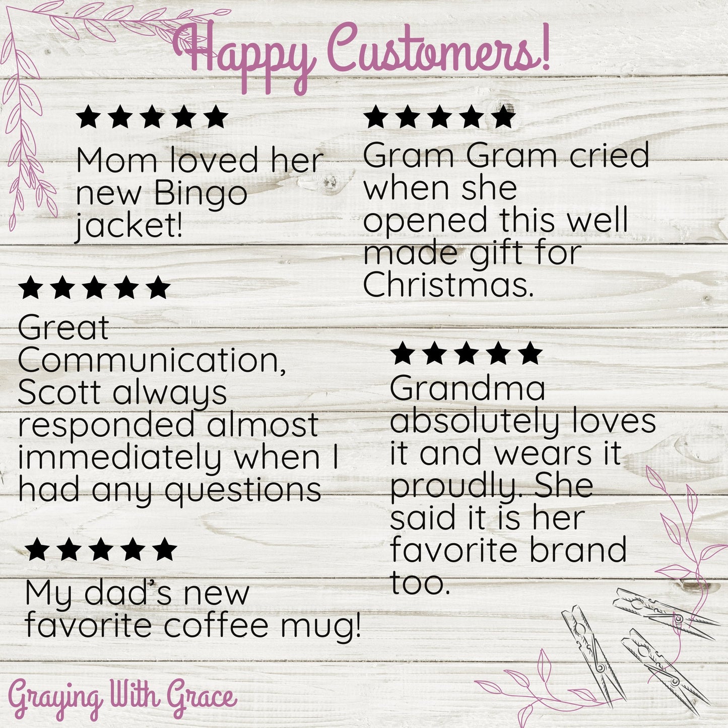 Happy Customers Reviews for Bingo Jacket Product