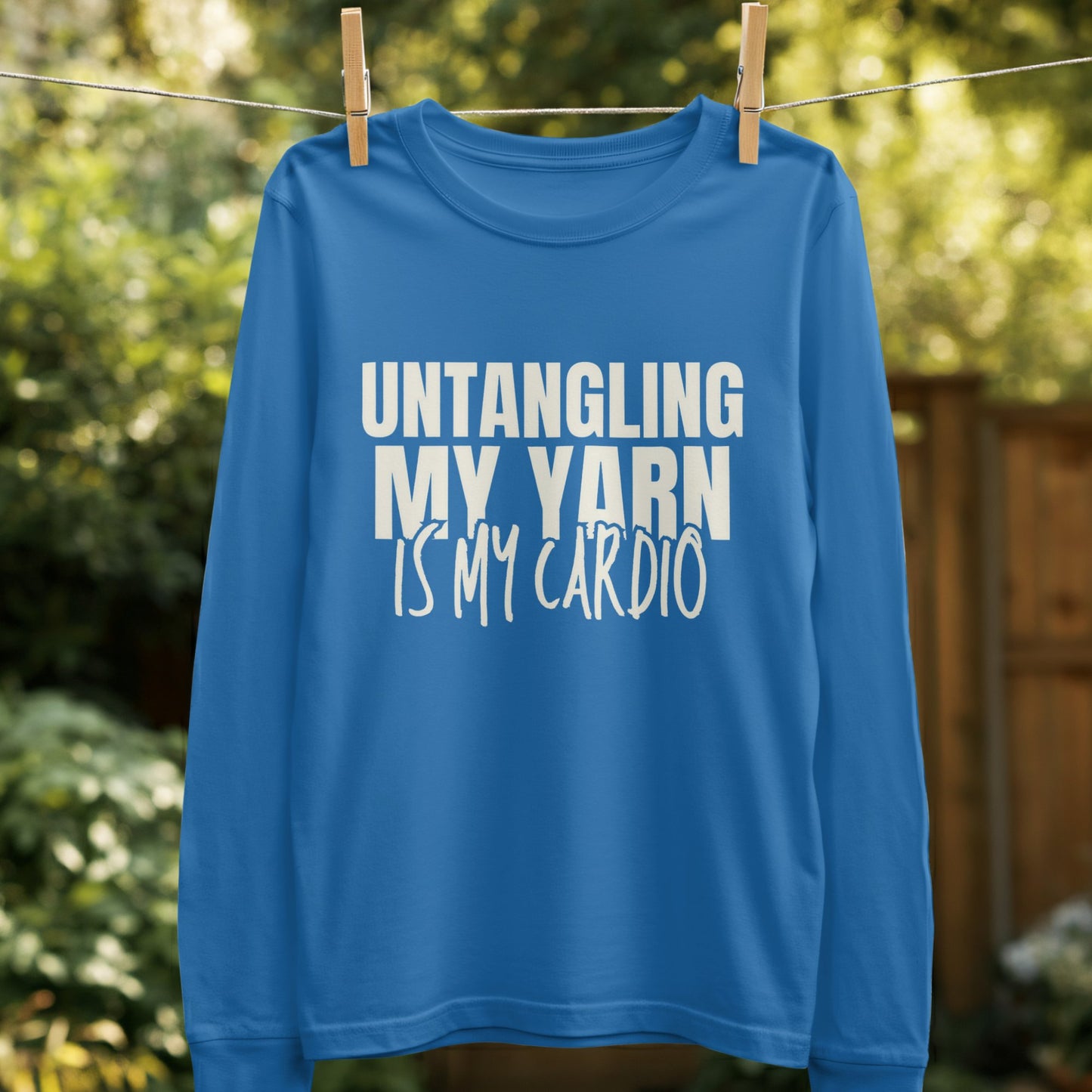 Untangling My Yarn Is My Cardio Shirt product type