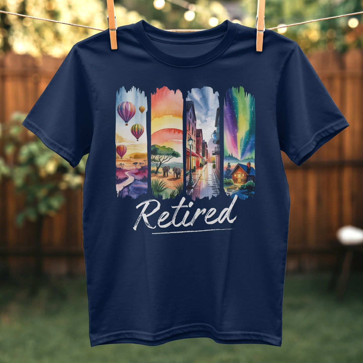 Retired Scenic Hot Air Balloons Aurora T-shirt product