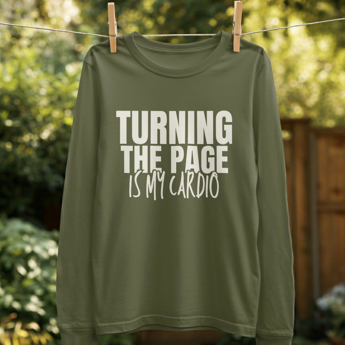 Turning the Page is My Cardio Long Sleeve product