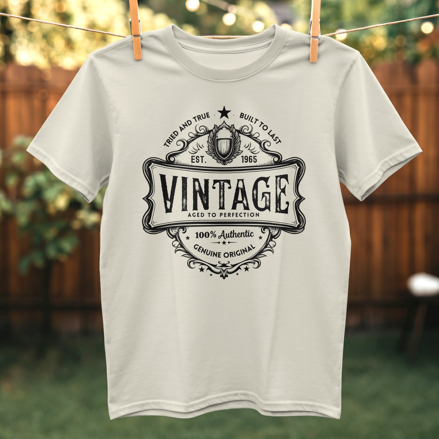 Vintage Aged To Perfection 100 Authentic T-Shirt product type