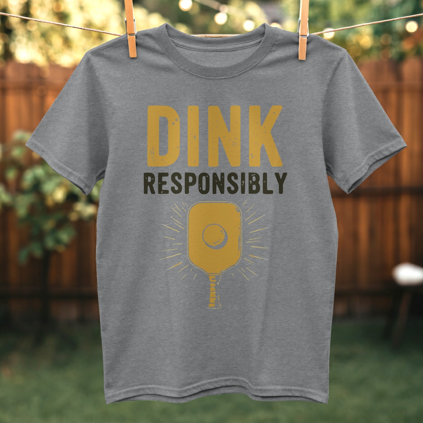 Dink Responsibly Pickleball Enthusiast Fun Shirt product type