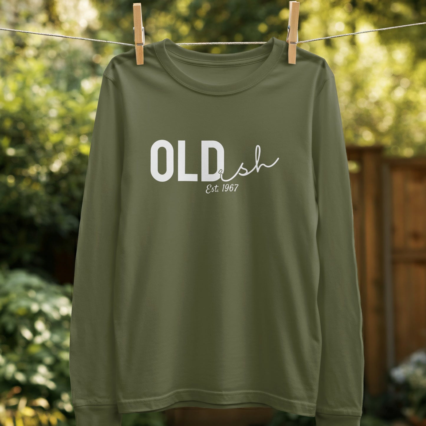 Funny Oldish Est. 1967 Long Sleeve Shirt product type