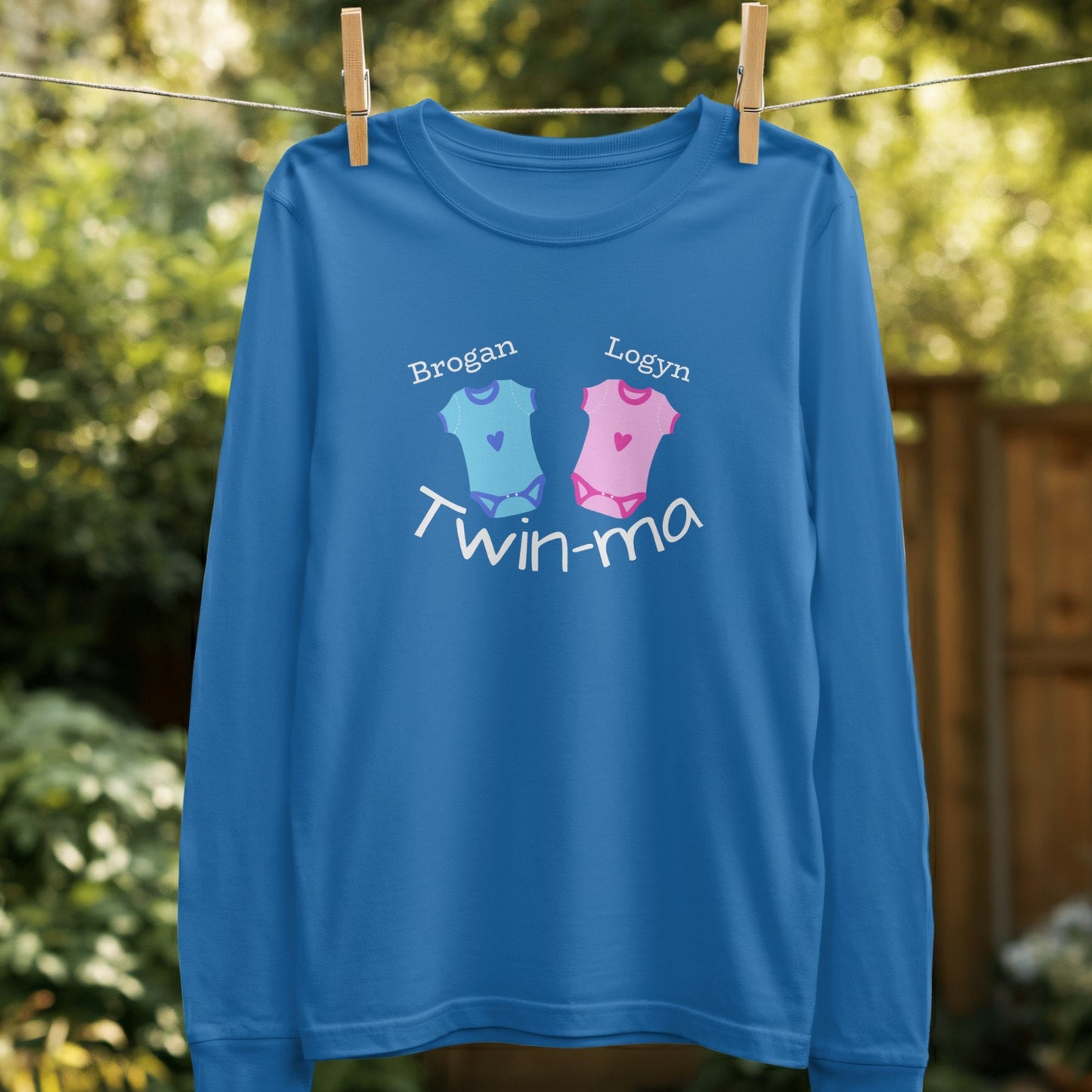 Personalized Twin-Ma Long Sleeve Shirt product