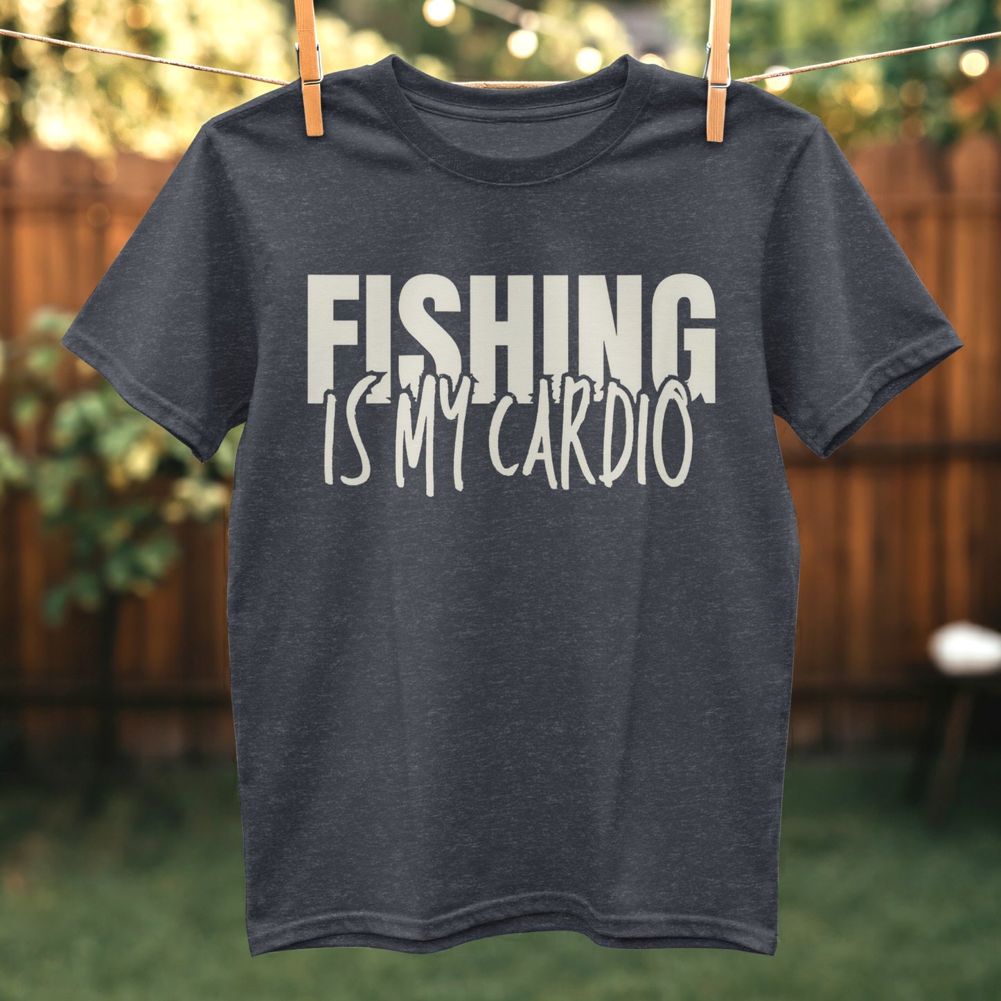Fishing Is My Cardio Graphic T-Shirt product