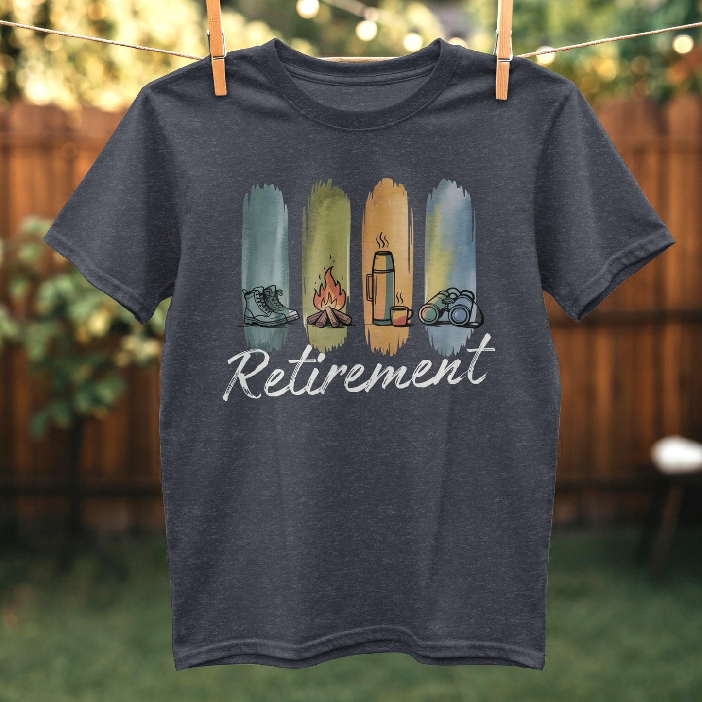 Stylish Retirement Design Graphic T-Shirt Product