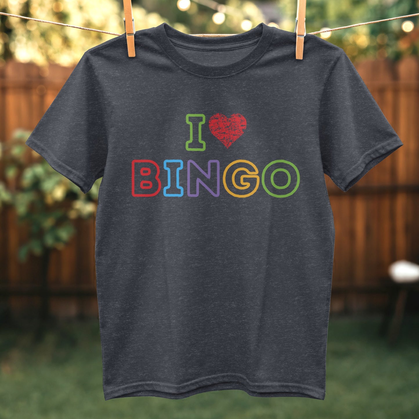 I Heart Bingo Graphic Tee Shirt product