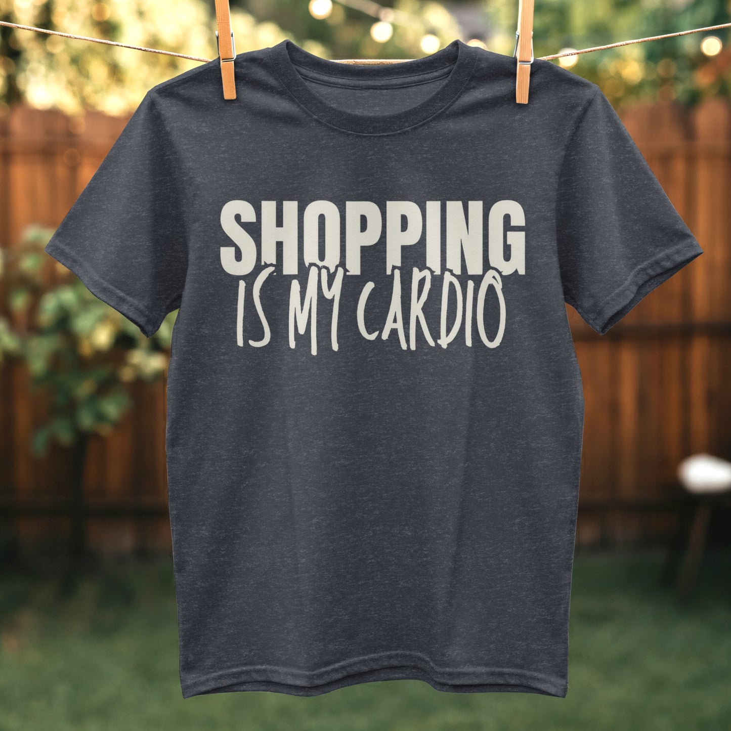 Shopping Is My Cardio Graphic Tee Shirt product type
