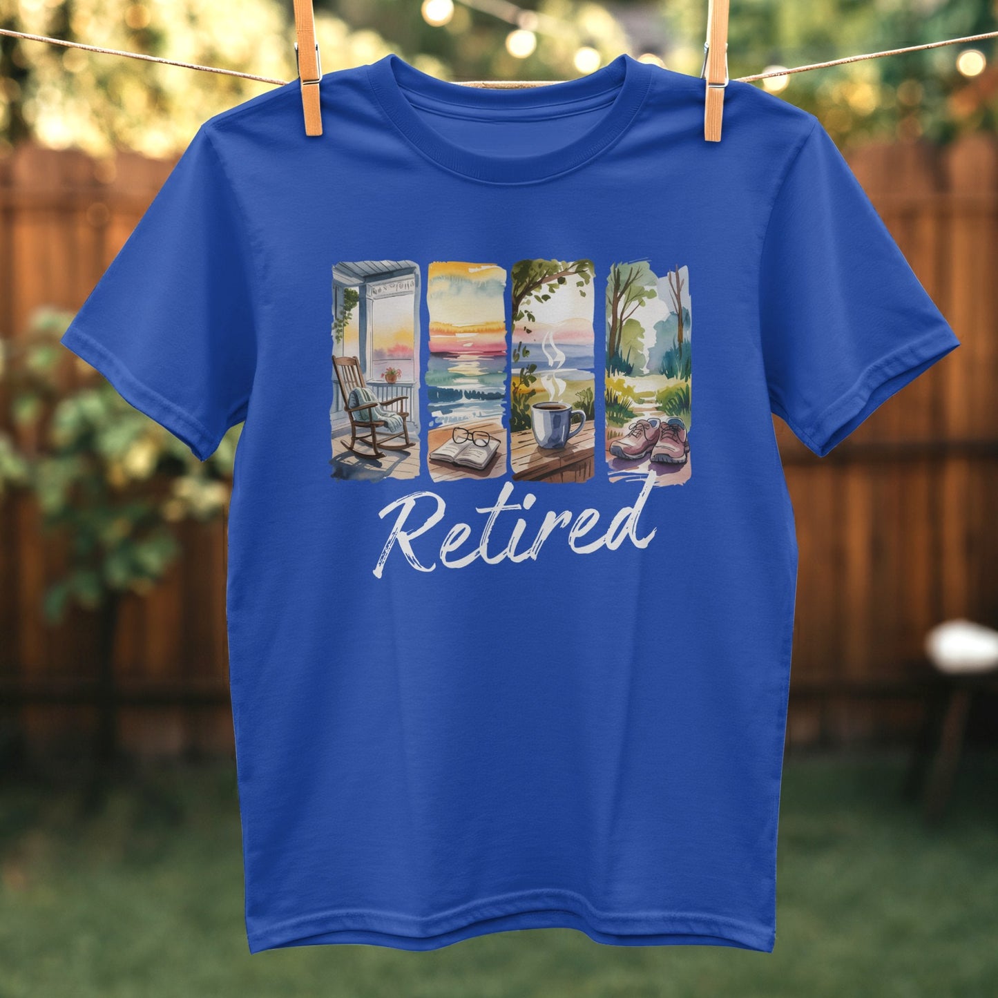 Retired Graphic Tee Perfect for Leisurely Wear product