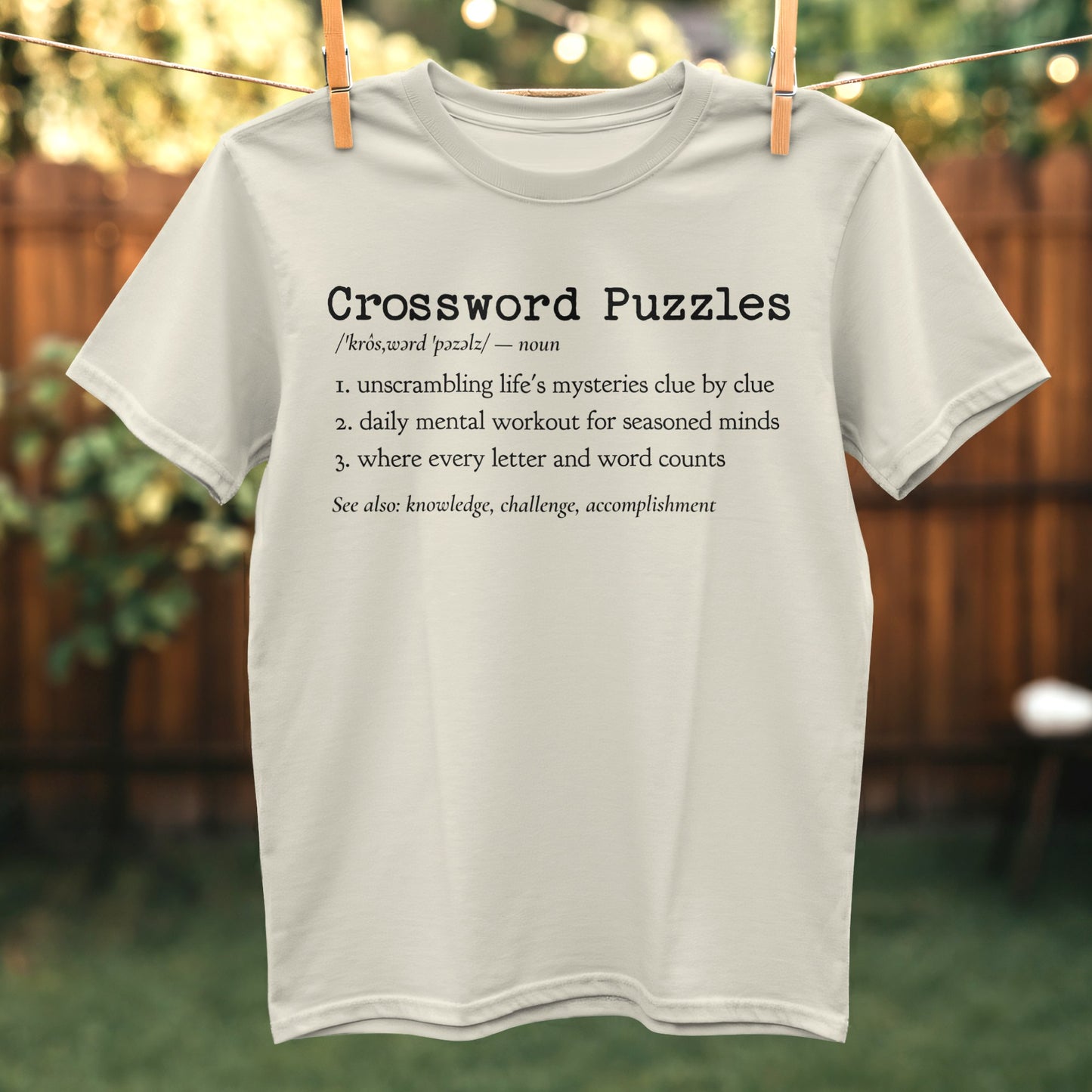 Crossword Puzzles Daily Mental Workout T-shirt product type
