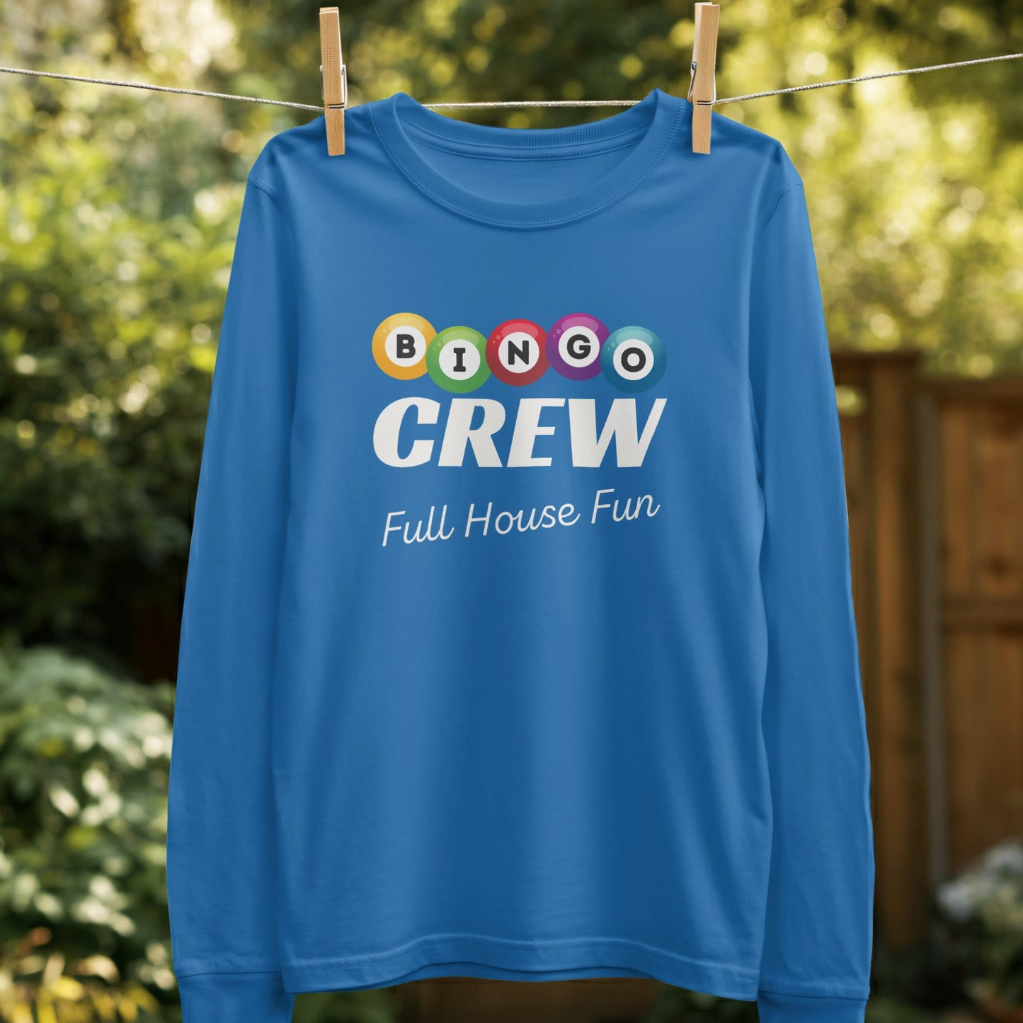 Bingo Crew Full House Fun Long Sleeve Shirt product
