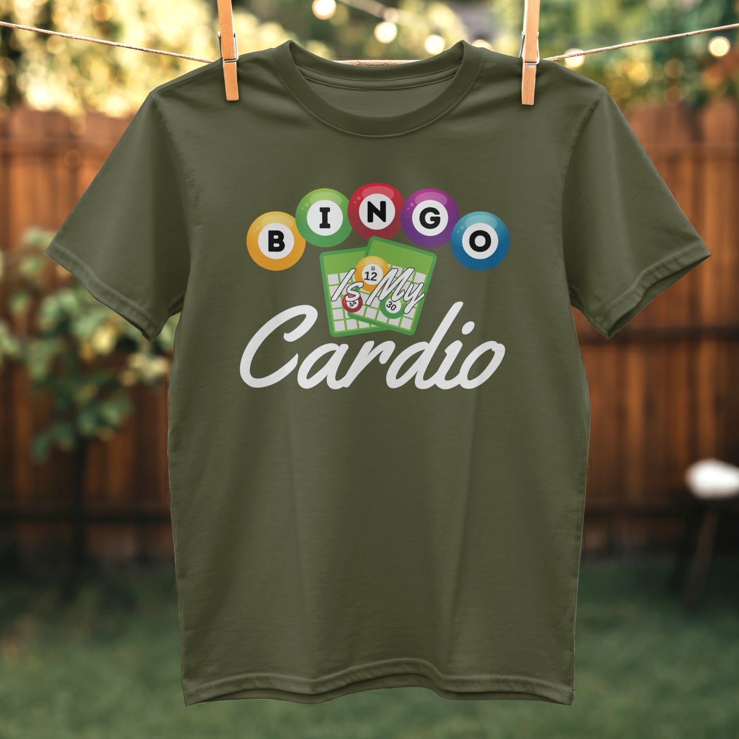 Bingo Is My Cardio Graphic Tee product