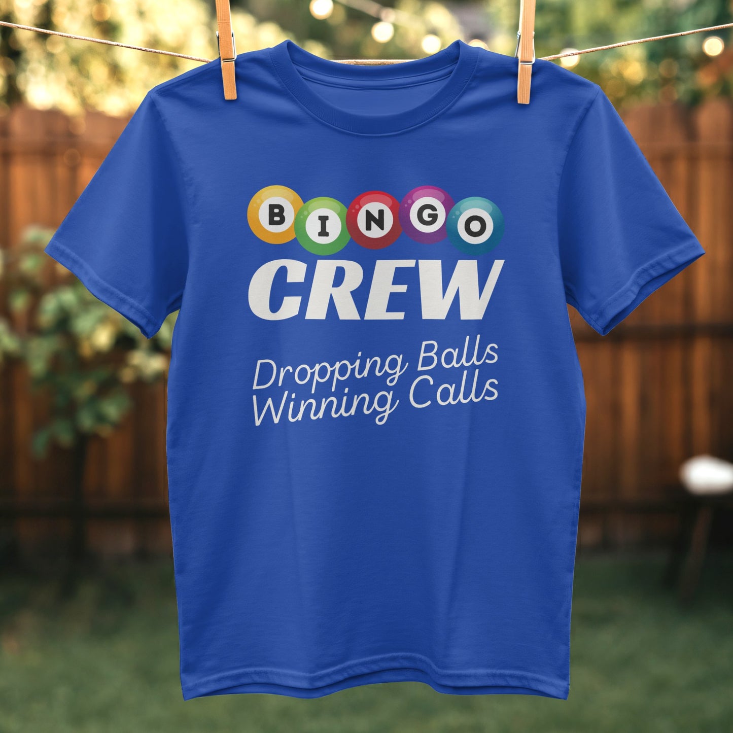 Bingo Crew Dropping Balls Winning Calls T-Shirt product type