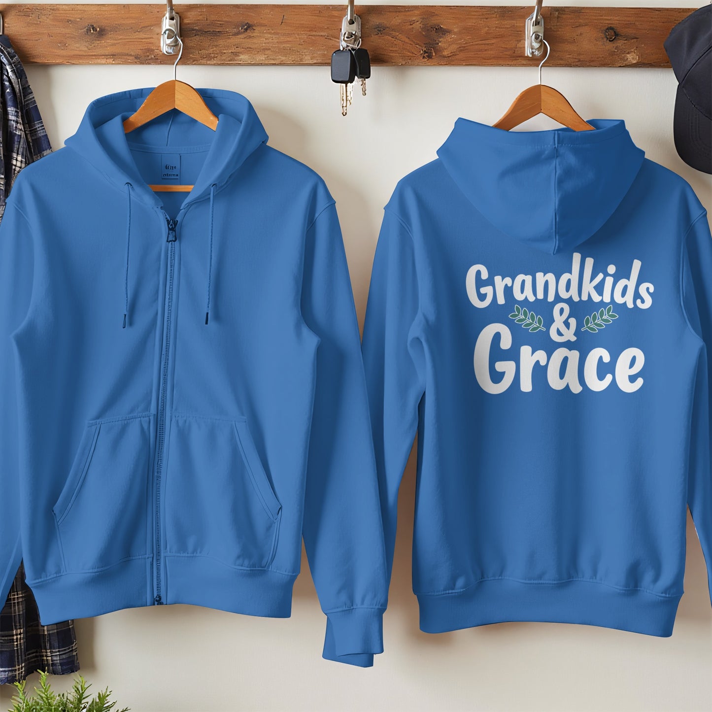 Grandkids and Grace Zip-up Hoodie product