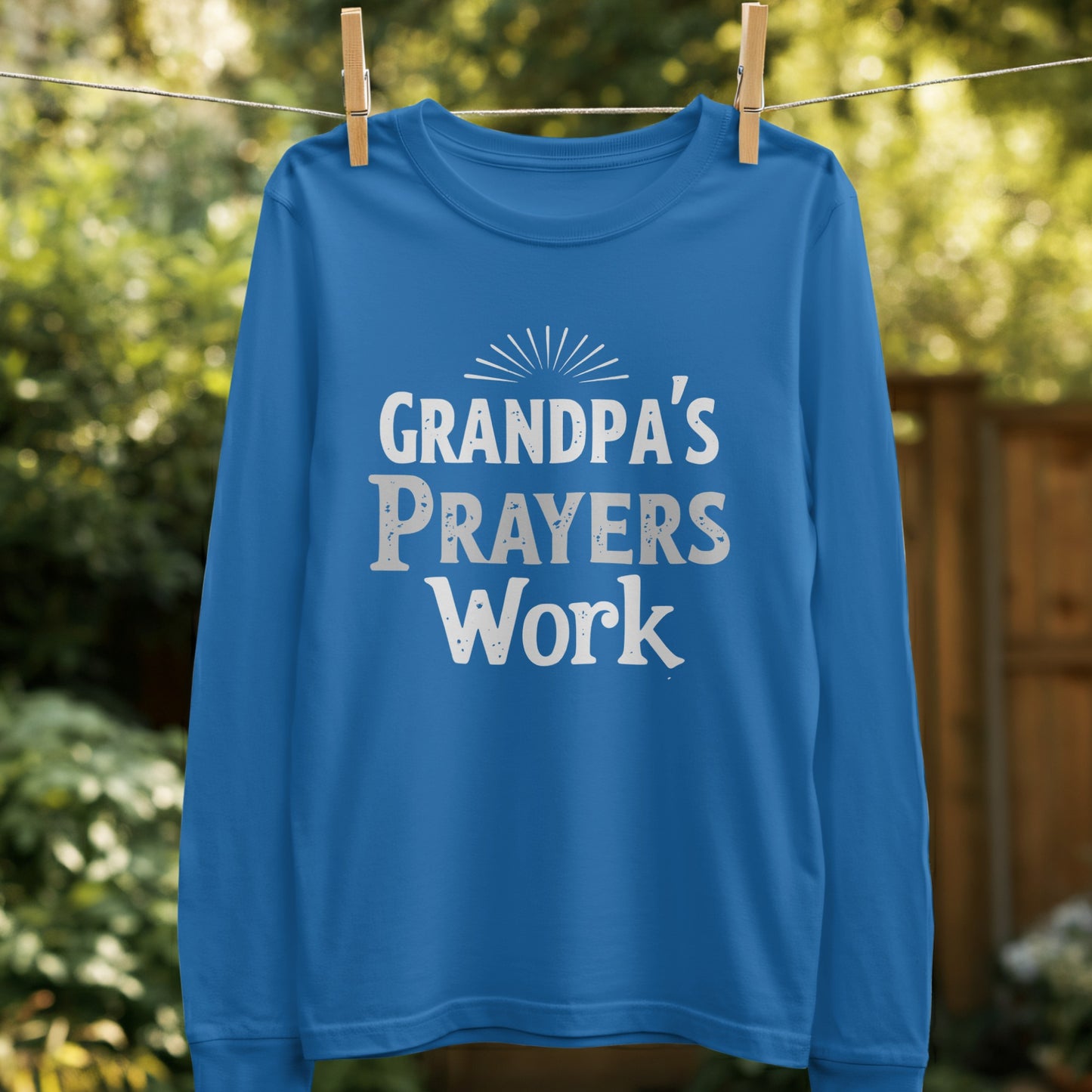 Grandpa's Prayers Work Long Sleeve Shirt product type