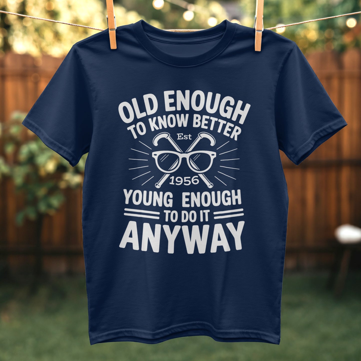 Old Enough to Know Better Fun Graphic Tee product type