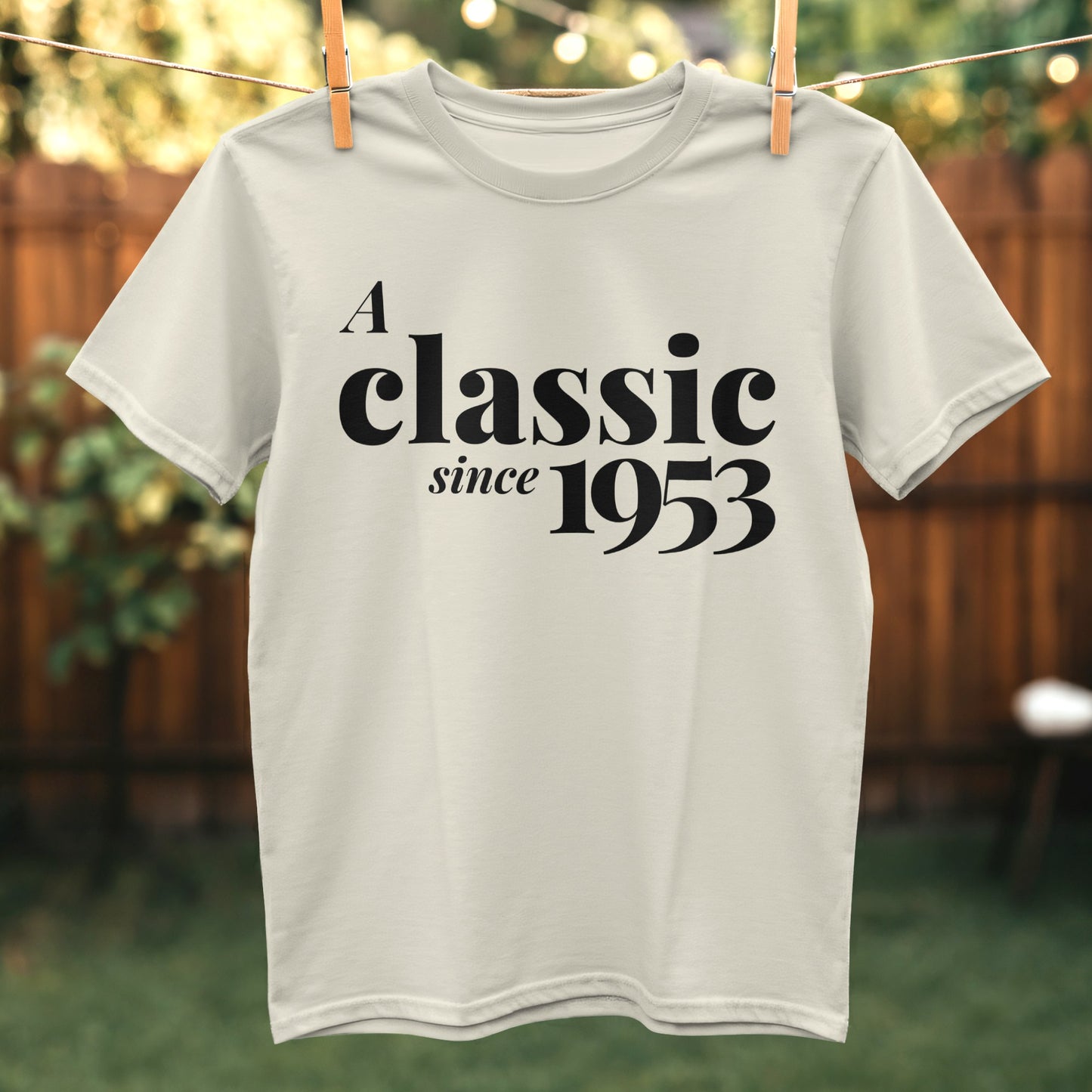 A classic since 1953 statement tee product
