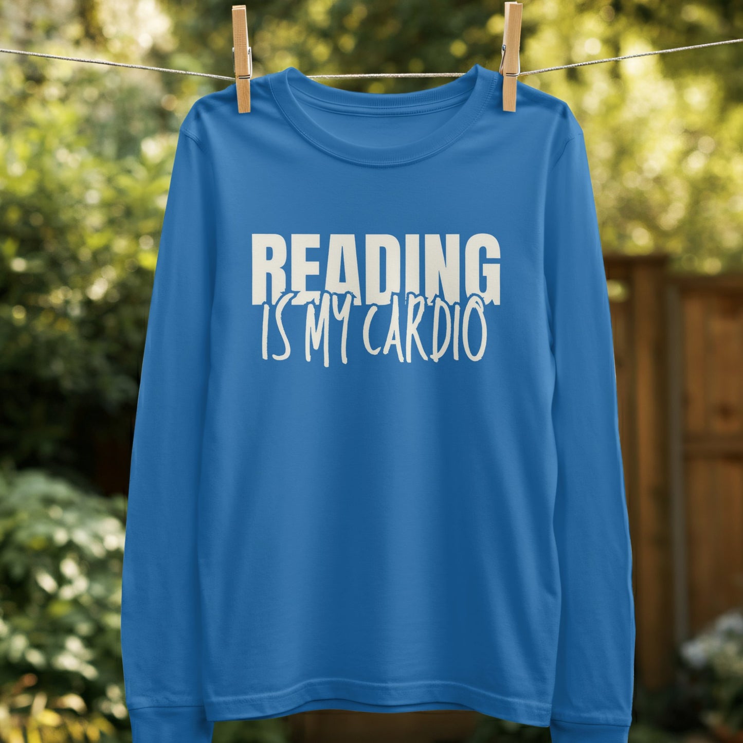 Reading Is My Cardio Long Sleeve Shirt product type