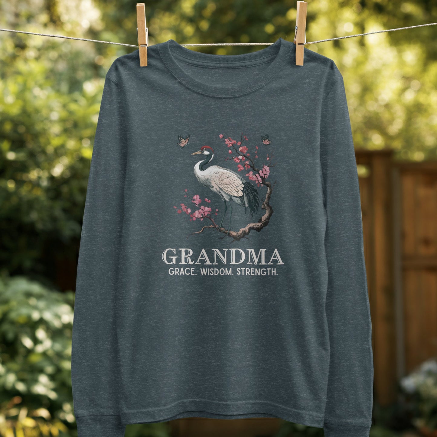 Grace Wisdom Strength Grandma Design Clothing Product
