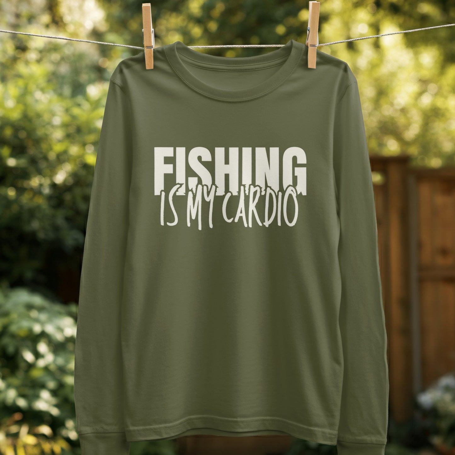 Fishing is My Cardio Long Sleeve Shirt product