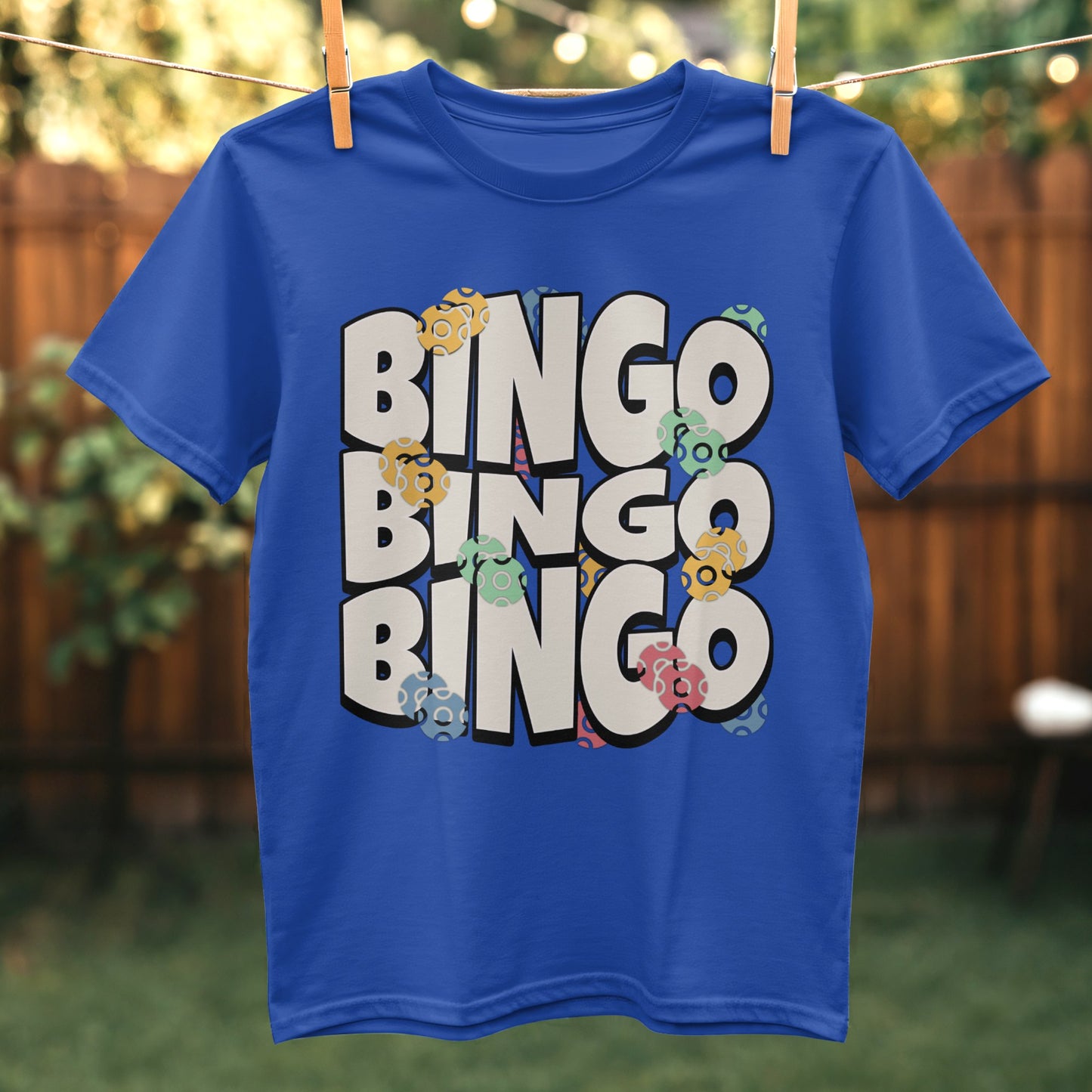 Fun Bingo Graphic Tee Short Sleeve Shirt product