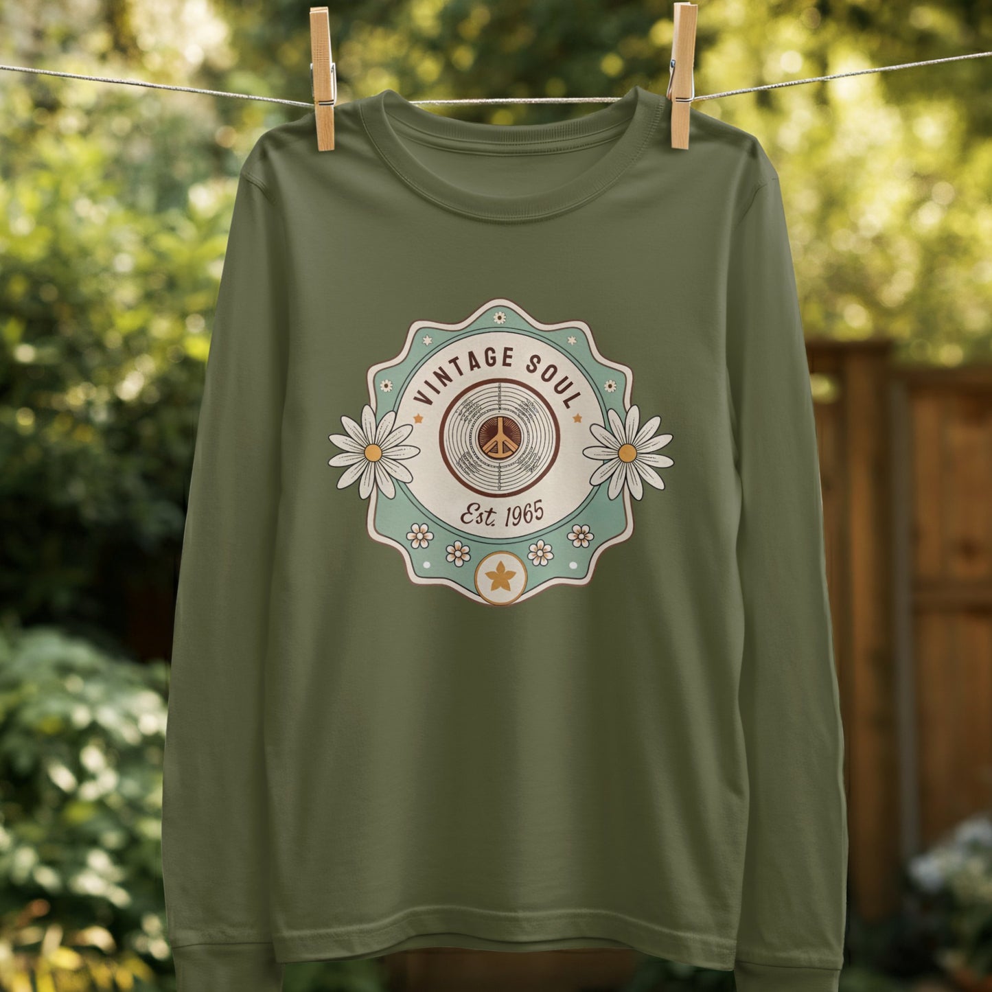 Vintage Soul Est 1963 Graphic Design Long Sleeve product