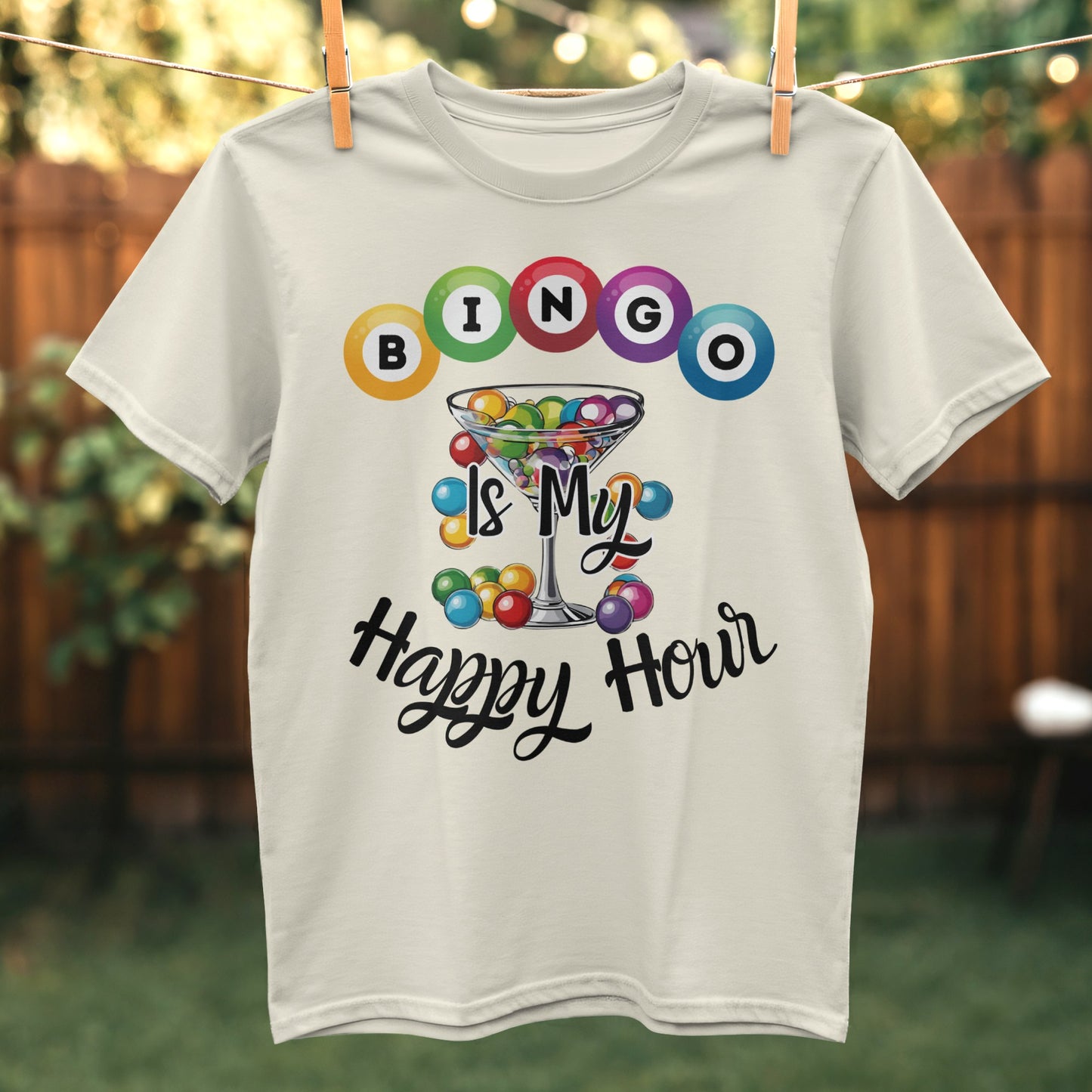 Bingo Is My Happy Hour Graphic T Shirt product