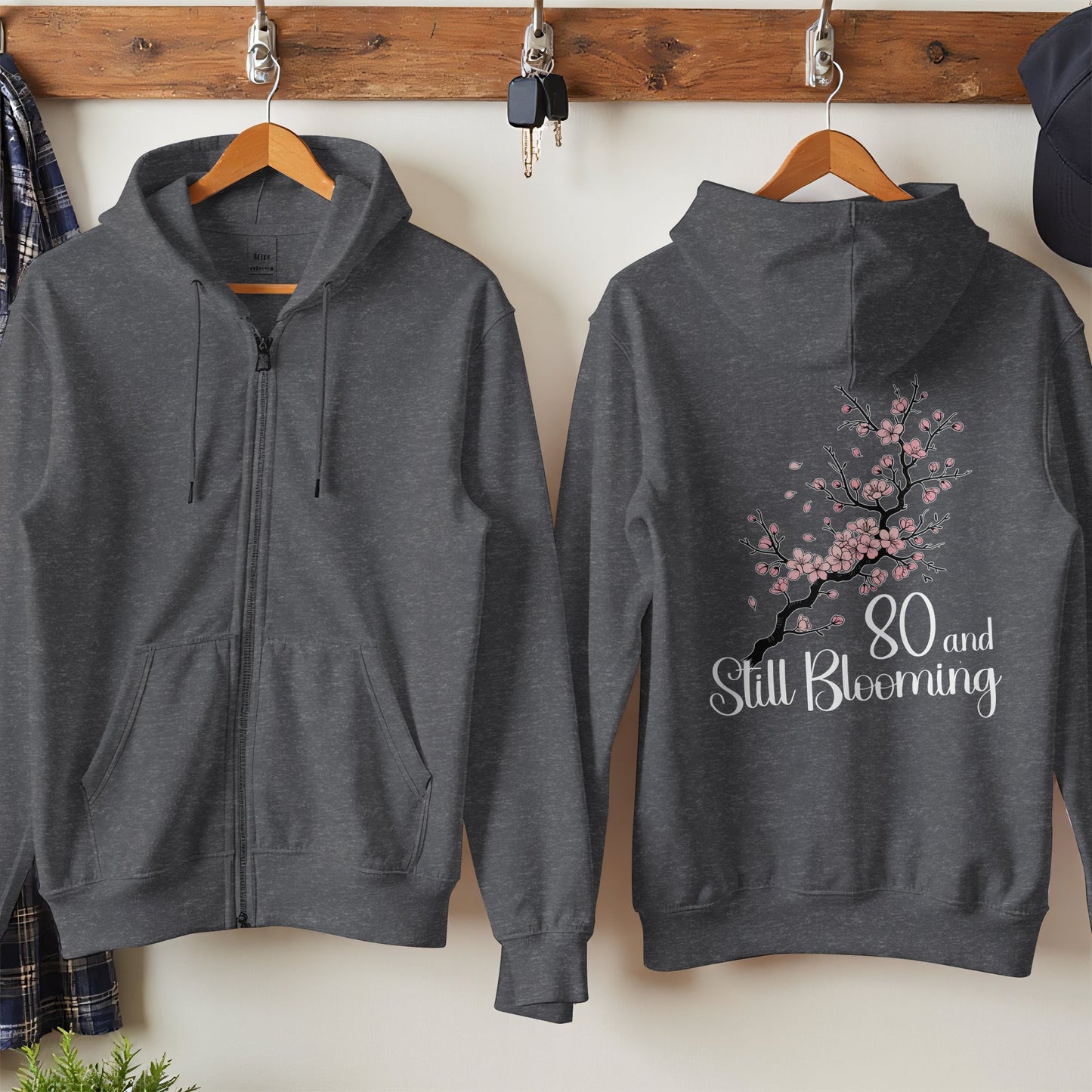 80 and Still Blooming Cherry Blossom Hoodie product