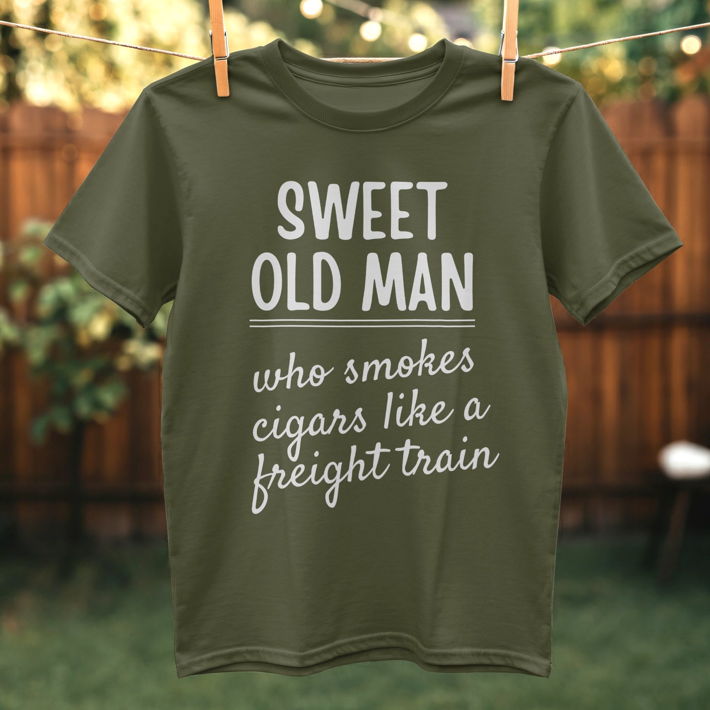 Sweet Old Man Who Smokes Cigars T-shirt product type