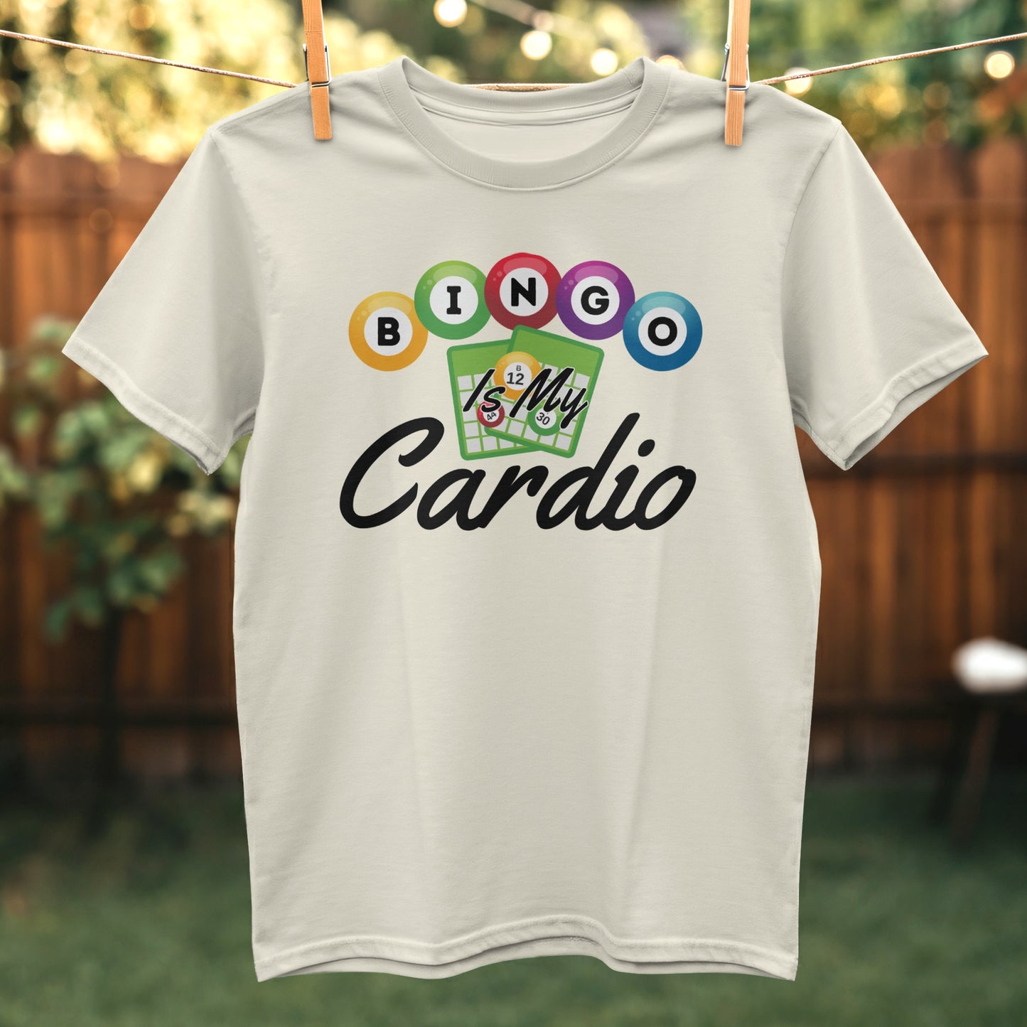 Bingo Is My Cardio Graphic Tee Shirt product type