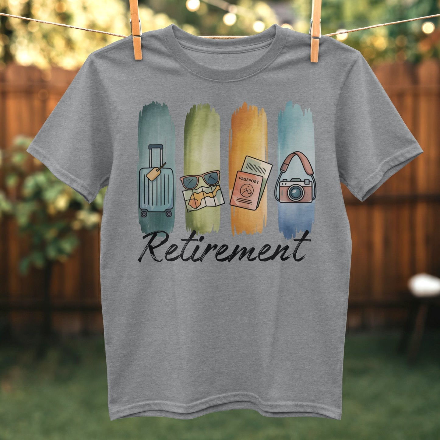 Travel Themed Retirement T-Shirt Product
