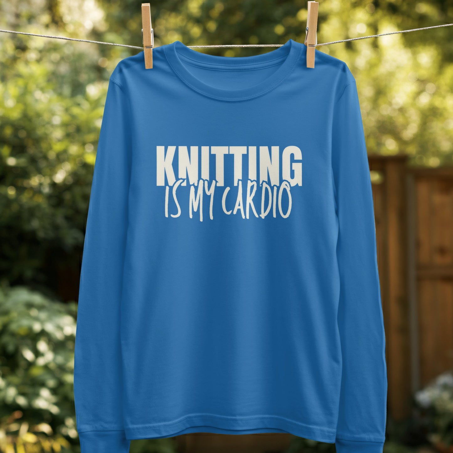 Knitting Is My Cardio Long Sleeve Shirt product type