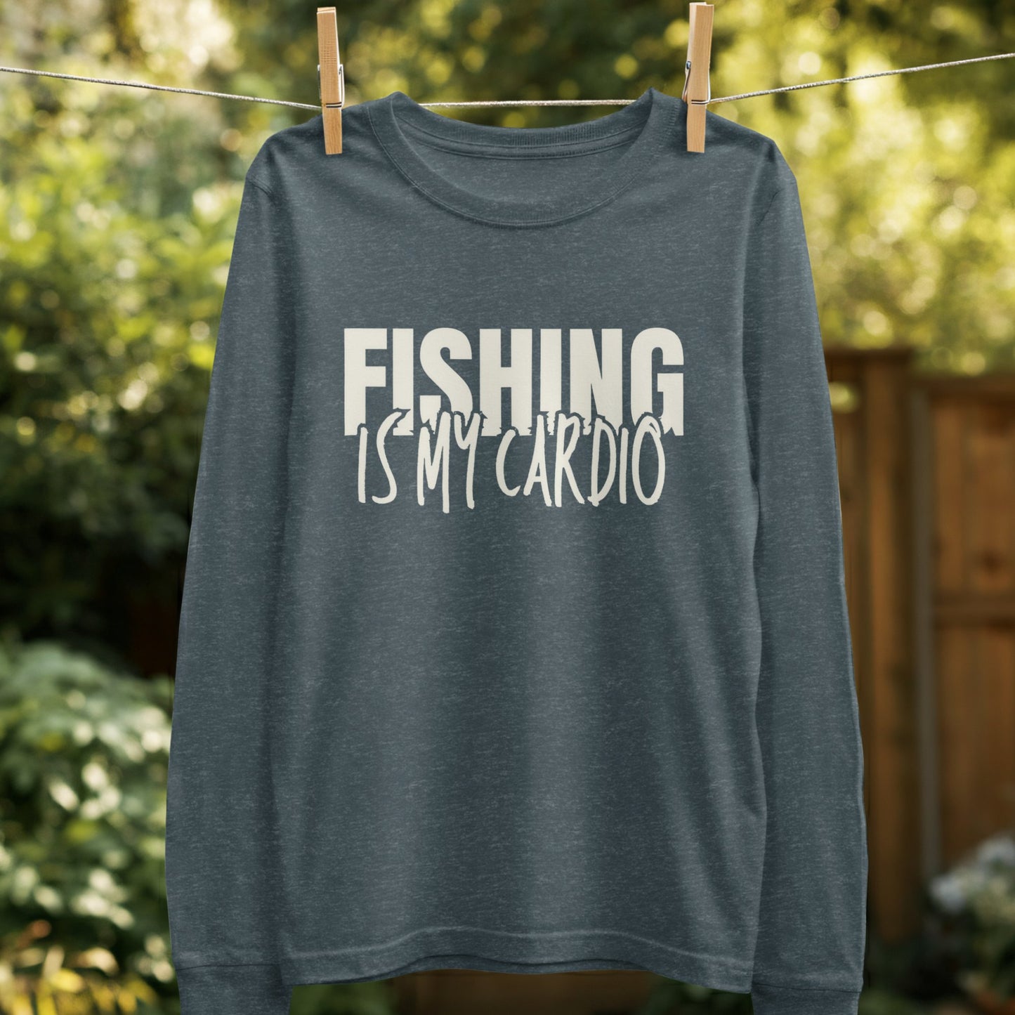 Fishing Is My Cardio Long Sleeve Shirt product