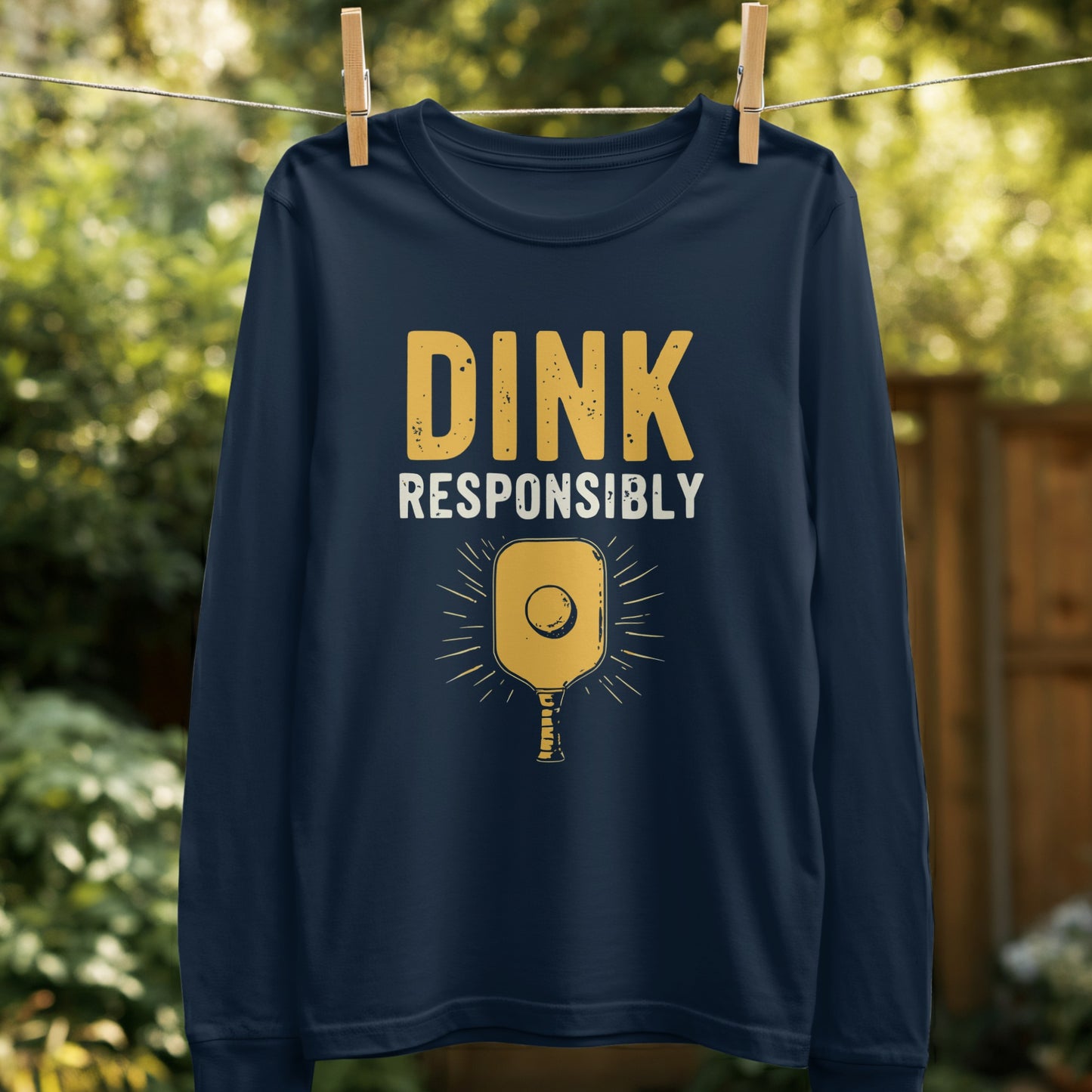 Dink Responsibly Pickleball Paddle Graphic Long Sleeve product