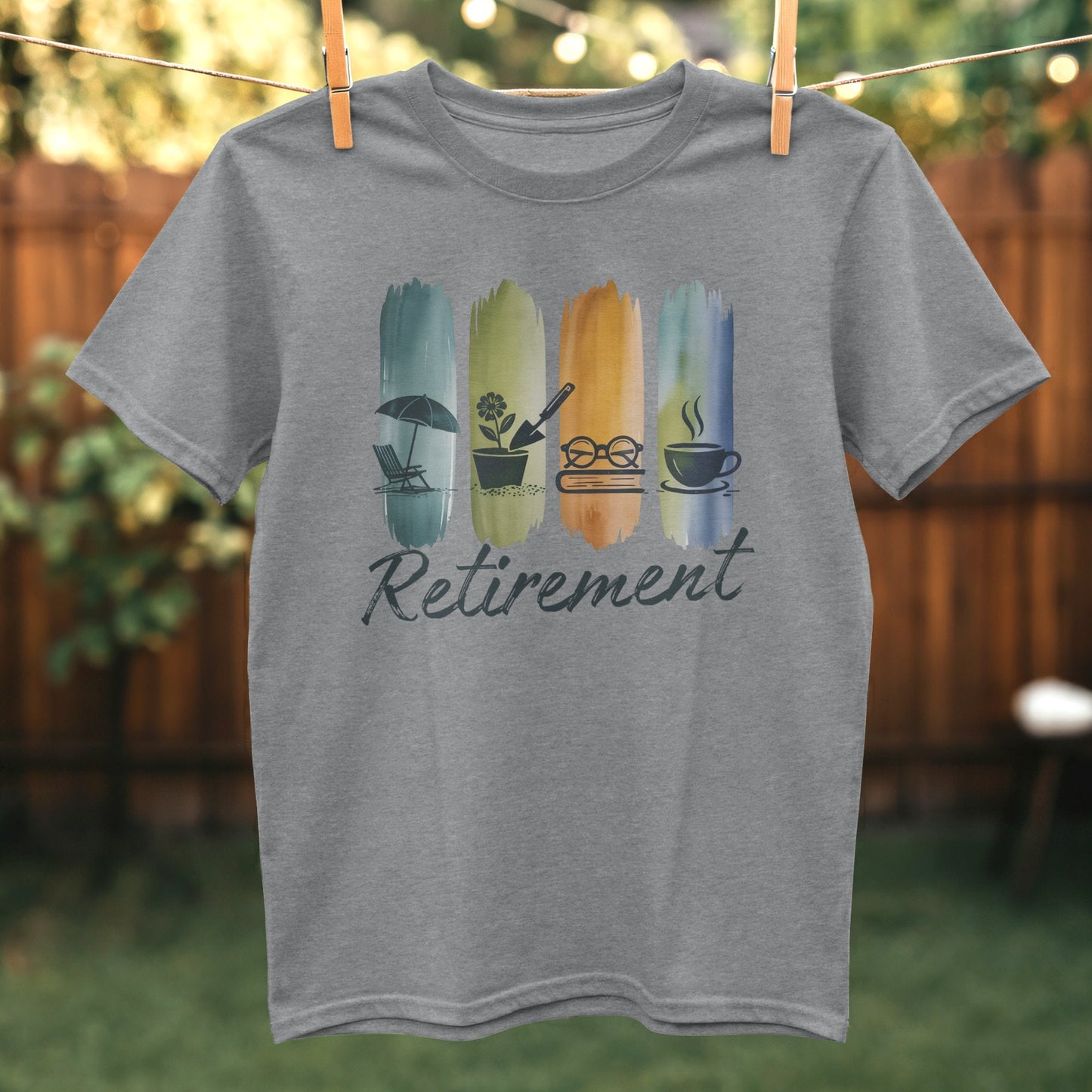 Comfortable Retirement Themed Graphic T-Shirt Product