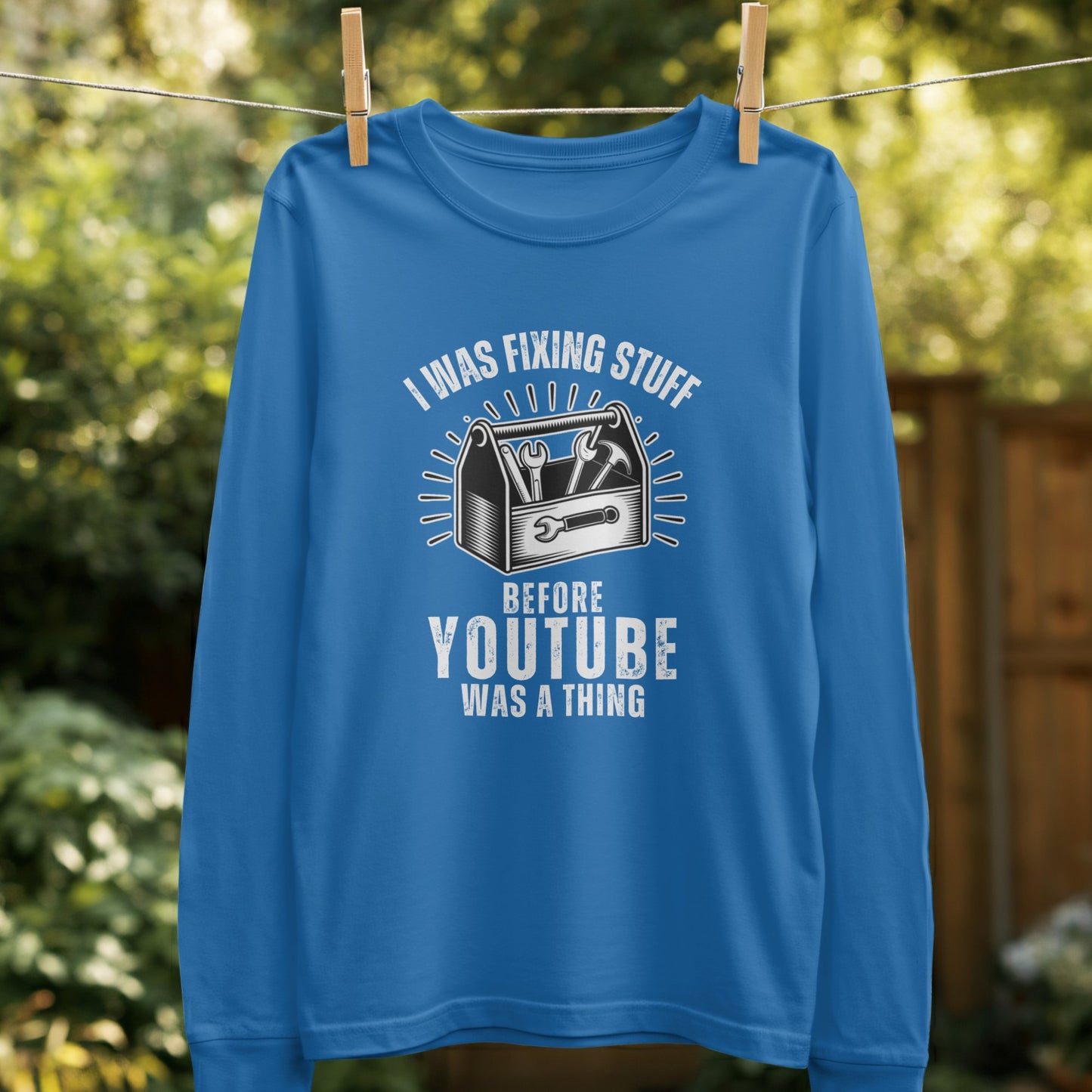 Fixing Stuff Before YouTube Long Sleeve Product