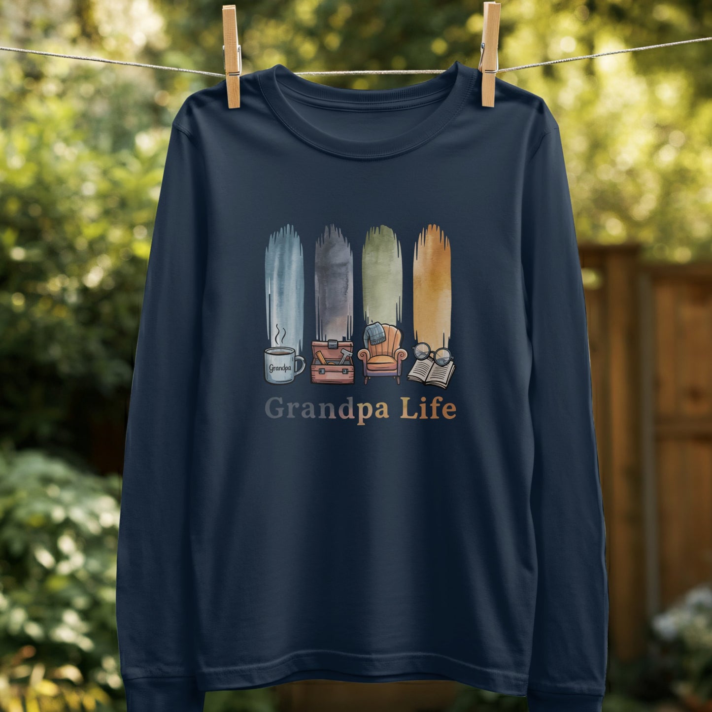 Grandpa Life Comfortable Long Sleeve Shirt product
