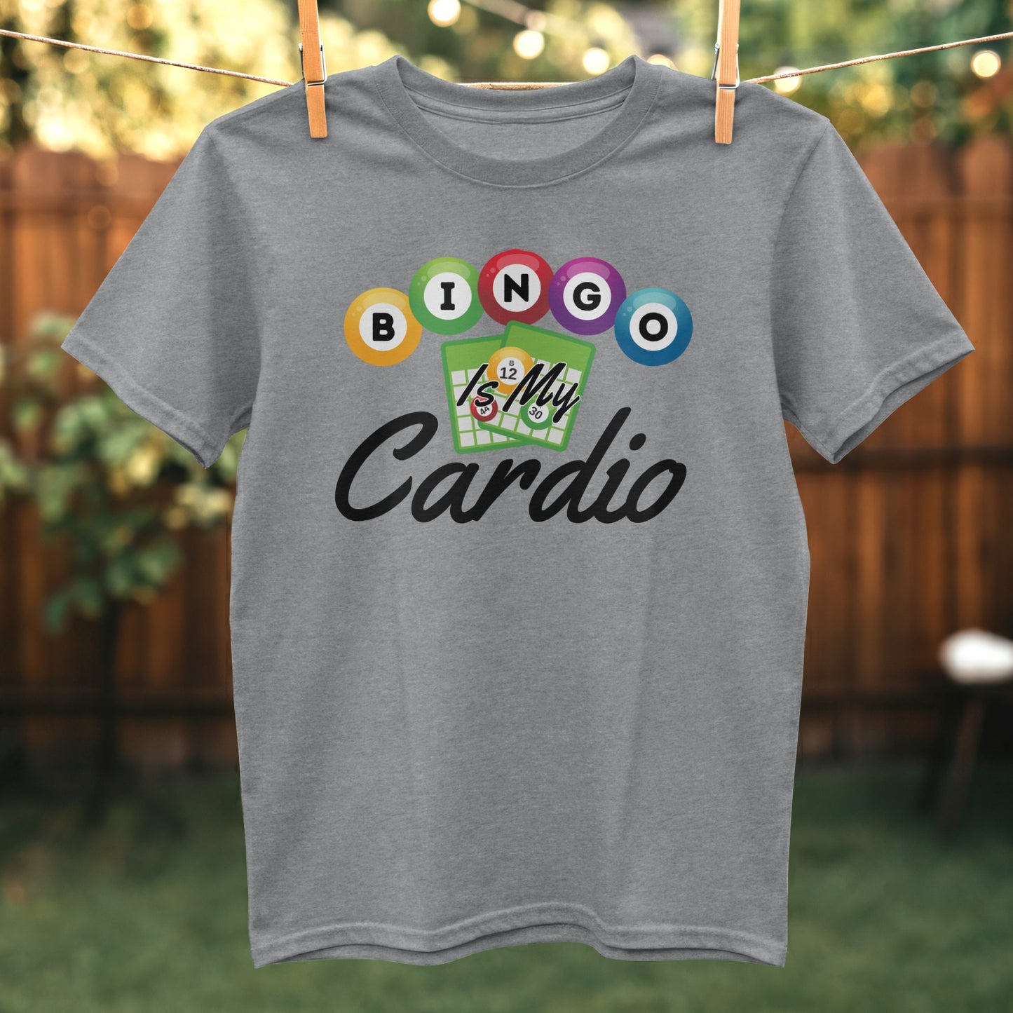 Bingo Is My Cardio Graphic T-shirt product type
