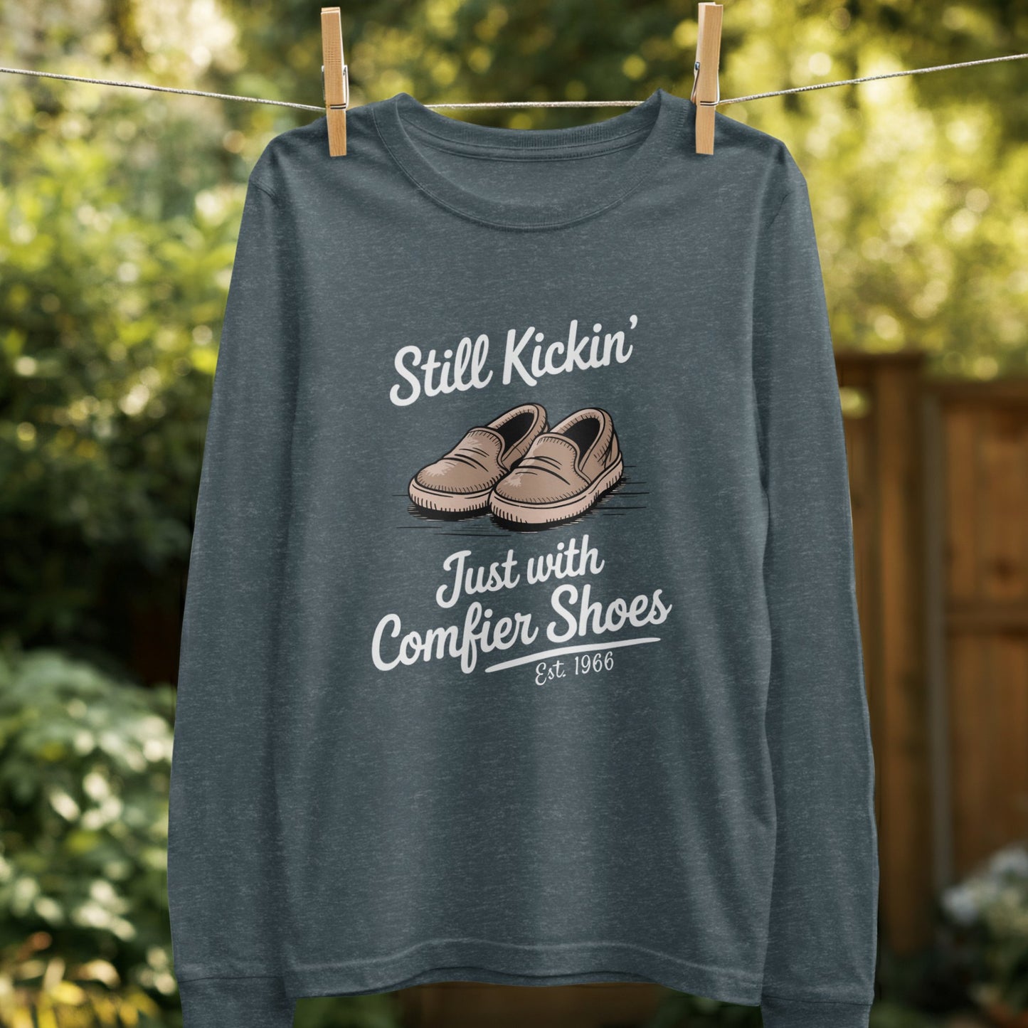 Still Kickin Just with Comfier Shoes Shirt product type