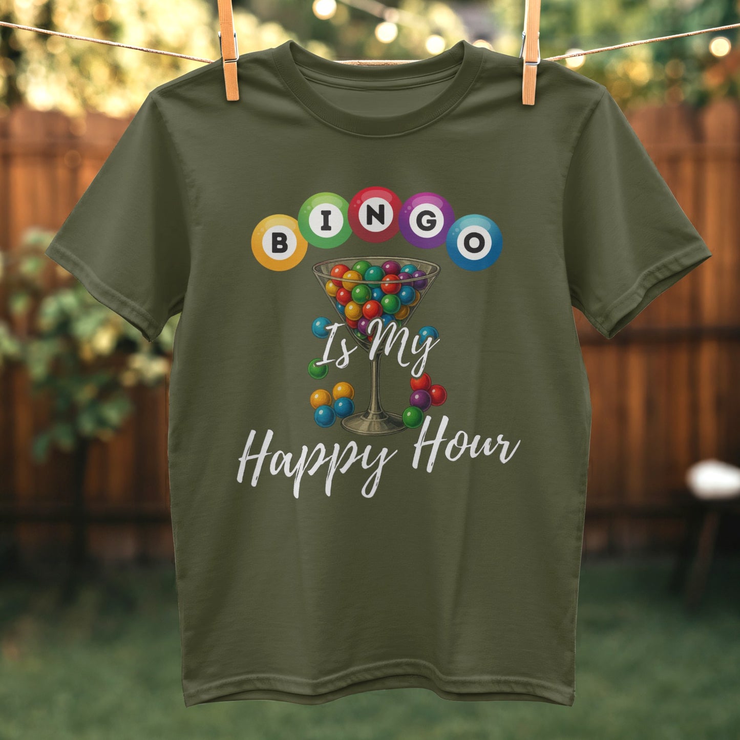 Bingo Is My Happy Hour Graphic T-Shirt product type