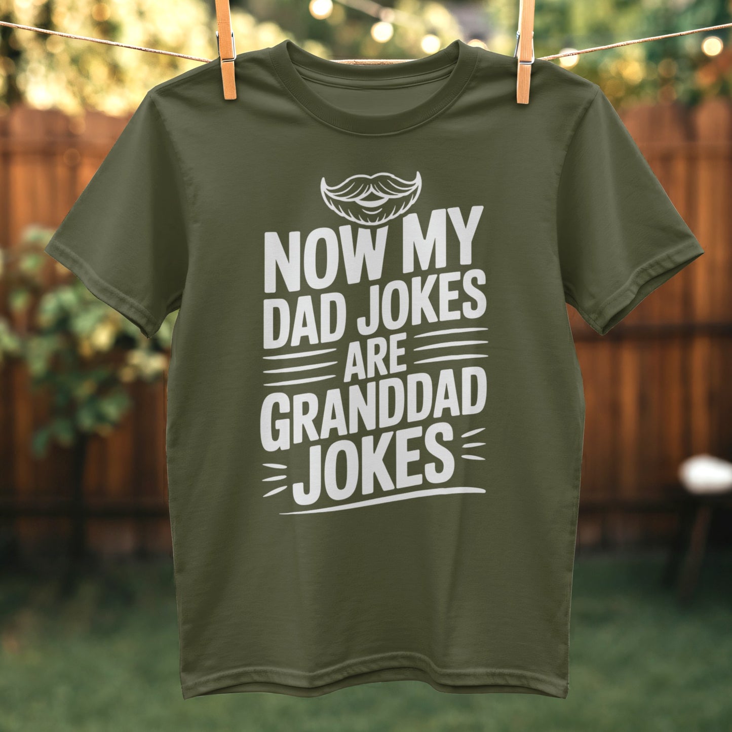 Now My Dad Jokes Are Granddad Jokes Shirt product type