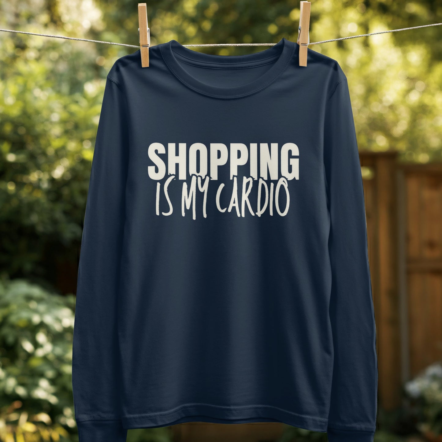 Shopping Is My Cardio Long-Sleeve Shirt Product