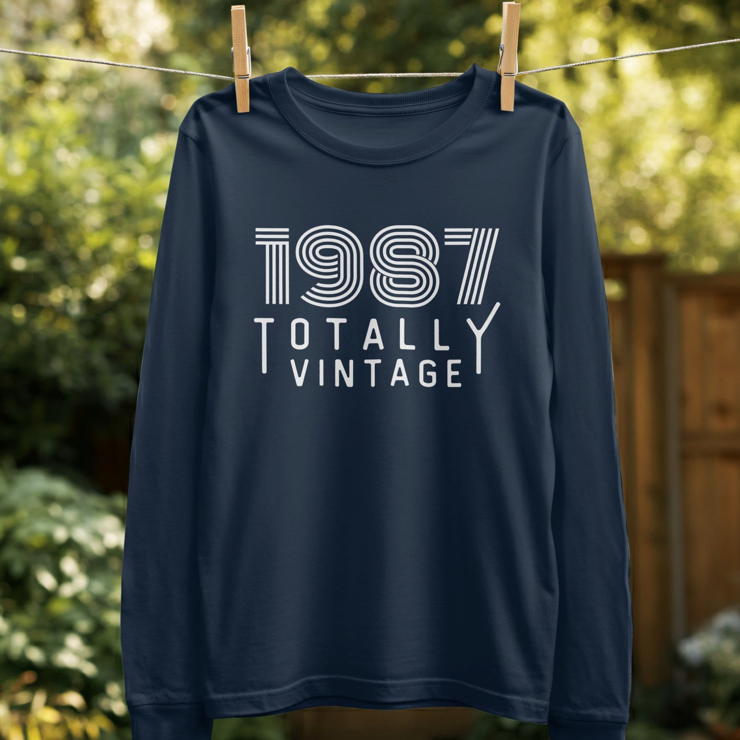 Retro 1987 Totally Vintage Long Sleeve Shirt product