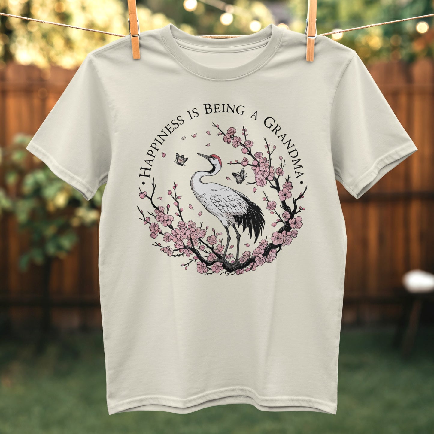 Happiness Is Being A Grandma Graphic Tee product type
