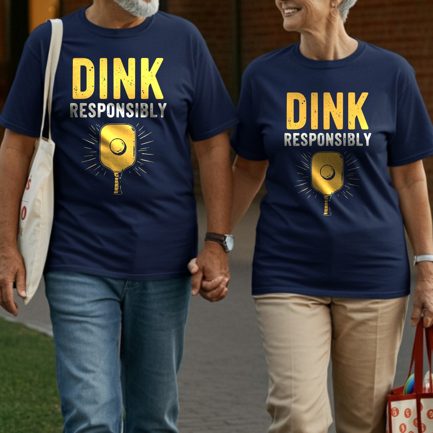 Dink Responsibly Pickleball Graphic T-Shirt product type