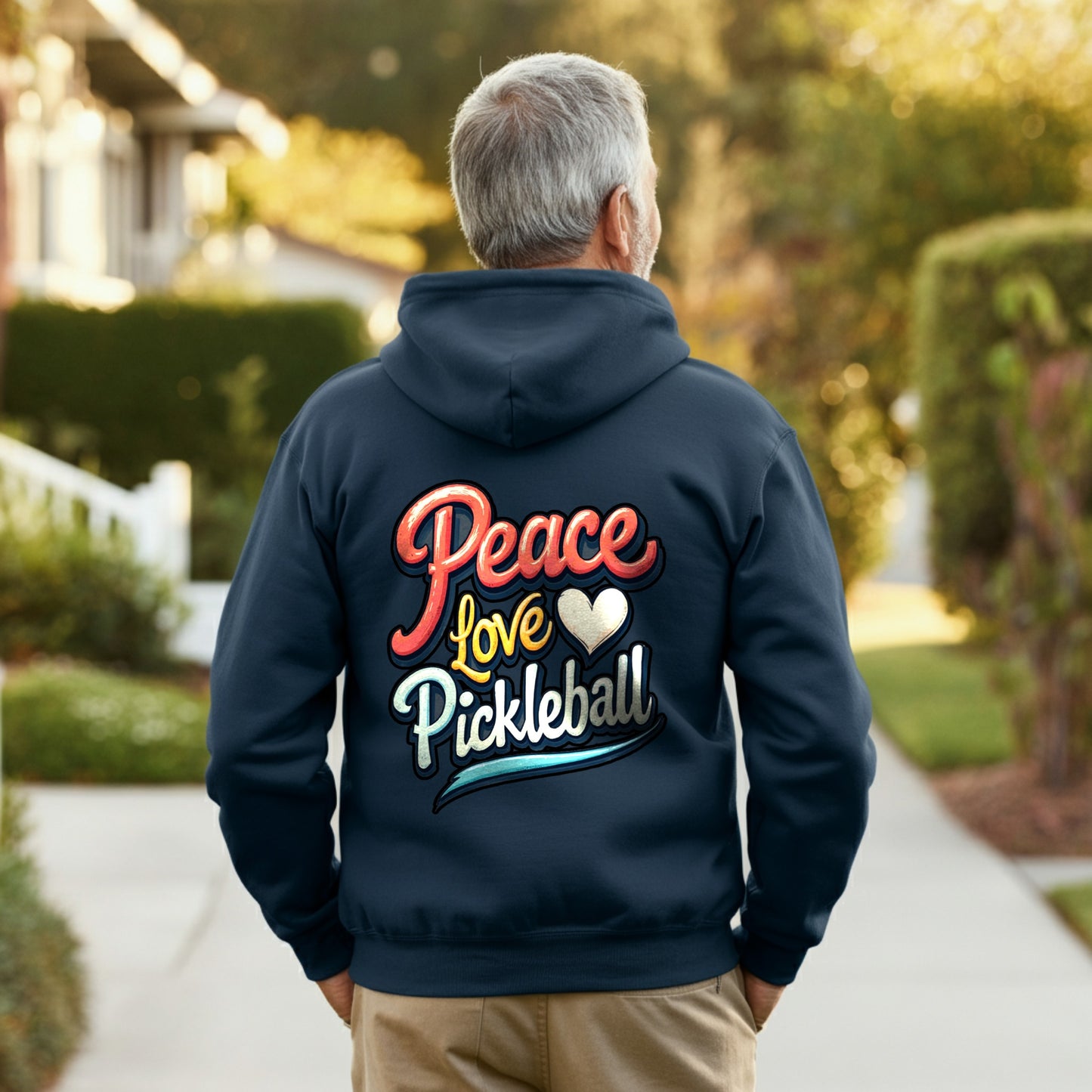Peace Love Pickleball Printed Hoodie product