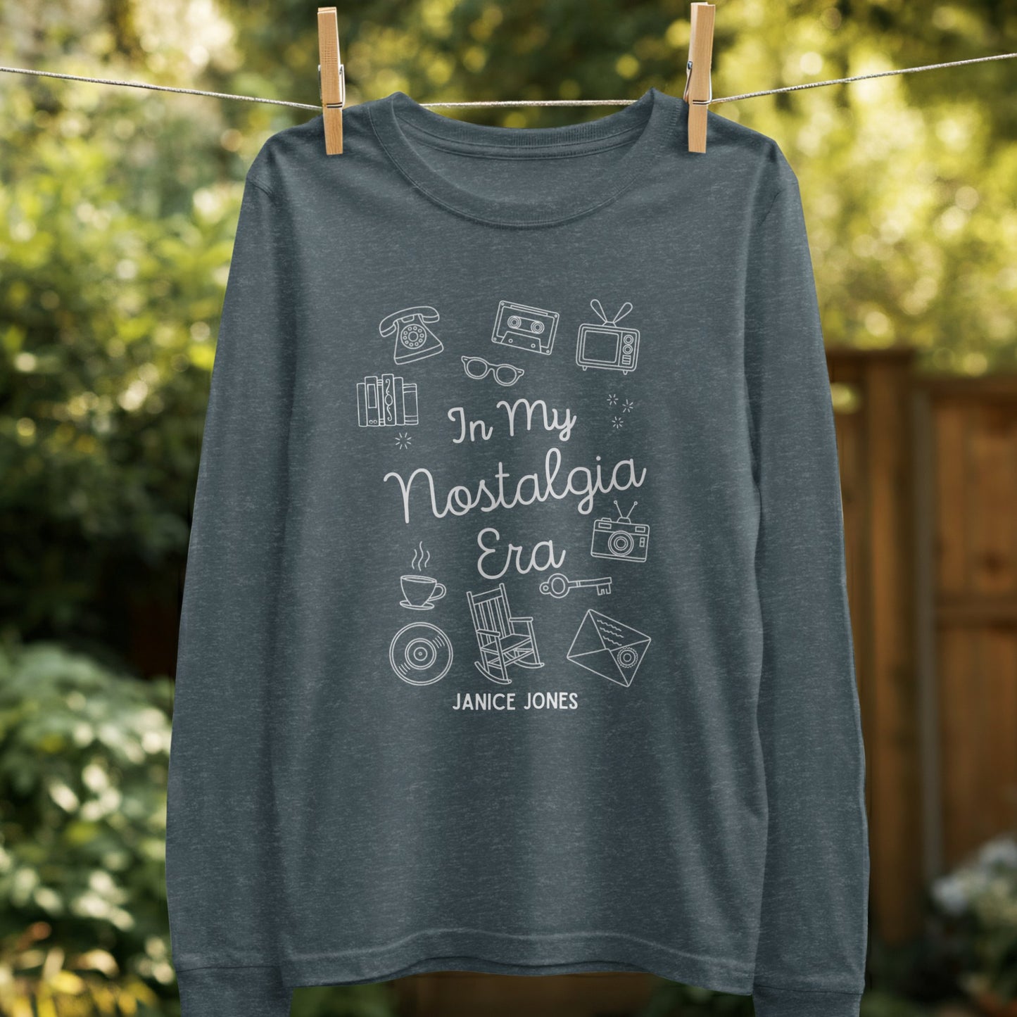 In My Nostalgia Era Long Sleeve Shirt Product Type