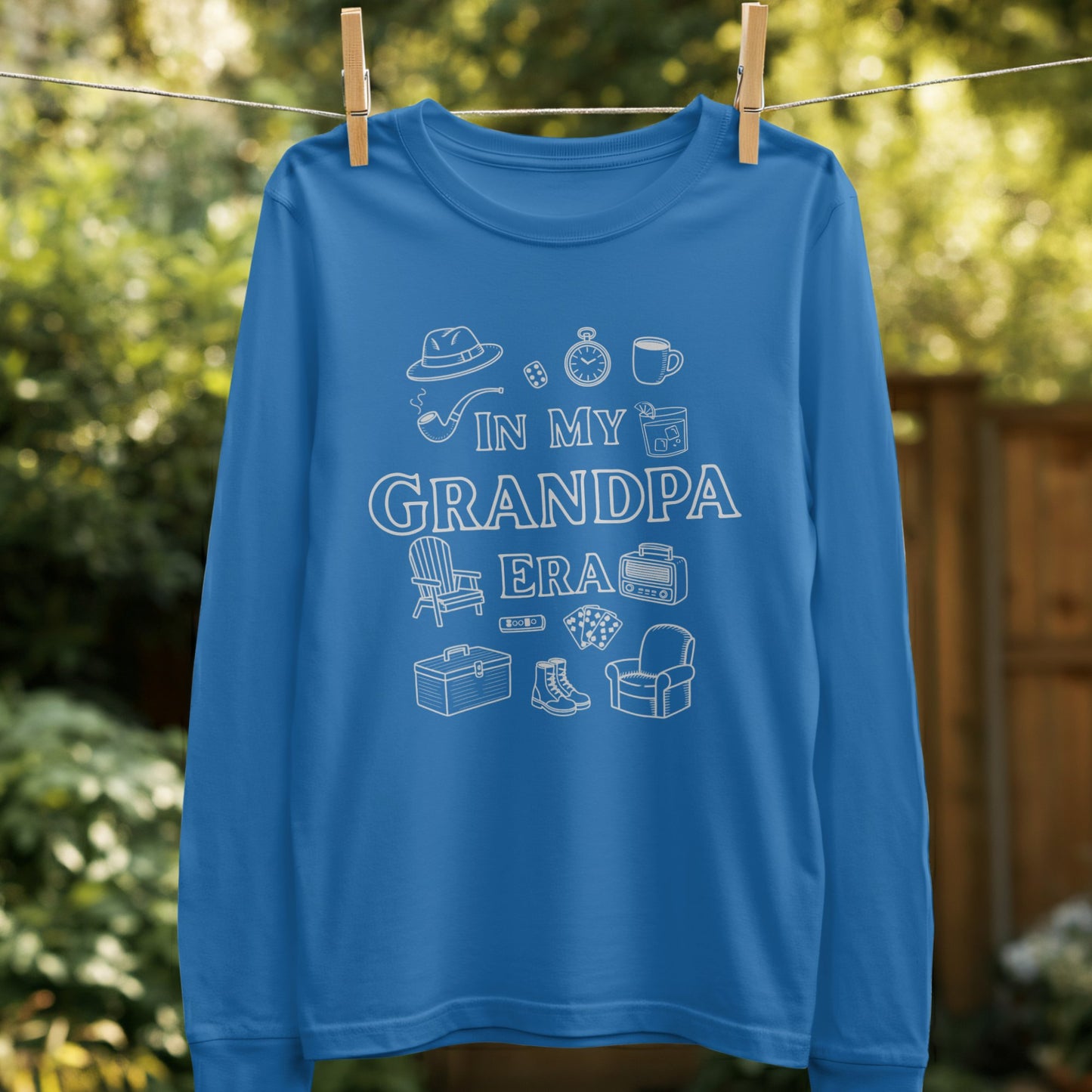 In My Grandpa Era Graphic Long Sleeve Shirt product
