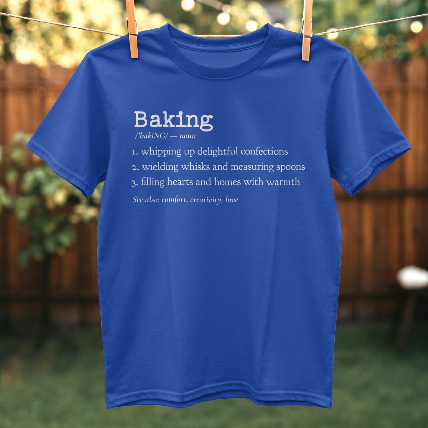 Whimsical Baking Definition Graphic Tee Shirt product