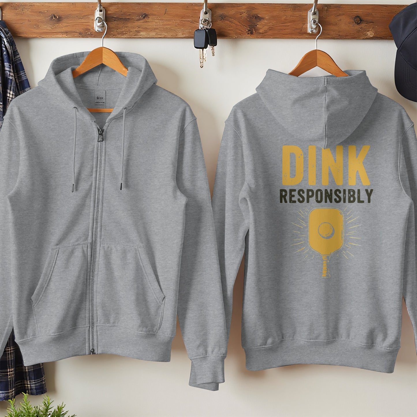 Dink Responsibly Pickleball Paddle Graphic Hoodie product
